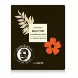 the SAEM GEM MIRACLE Маска гидрогелевая кислородная с черным жемчугом | 27мл | GEM MIRACLE Black Pearl O2 Bubble Mask Sheet