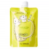 the SAEM Over Action Rabbit Ice Lemon Гель успокаивающий с лимоном для лица и тела | 180мл | Over Action Rabbit Ice Lemon Soothing Gel