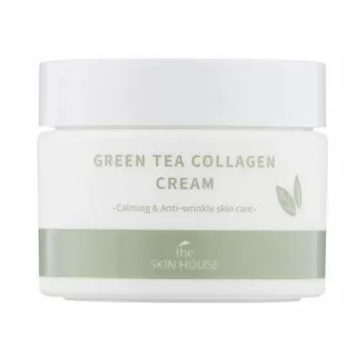 the SKIN HOUSE Крем успокаивающий коллагеном и зеленым чаем | 50мл | Green Tea Collagen Cream