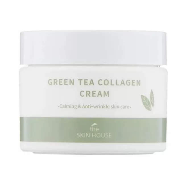 the SKIN HOUSE Крем успокаивающий коллагеном и зеленым чаем | 50мл | Green Tea Collagen Cream