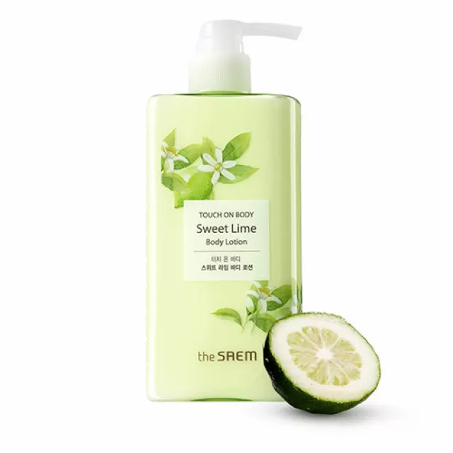 the SAEM TOUCH ON BODY Лосьон для тела, лайм | 200мл | TOUCH ON BODY Sweet Lime Body Lotion