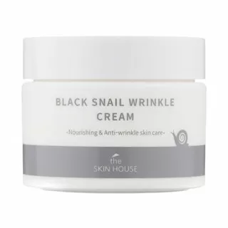 the SKIN HOUSE Крем омолаживающий с муцином и экстрактом черных бобов | 50мл | Black Snail Wrinkle Cream