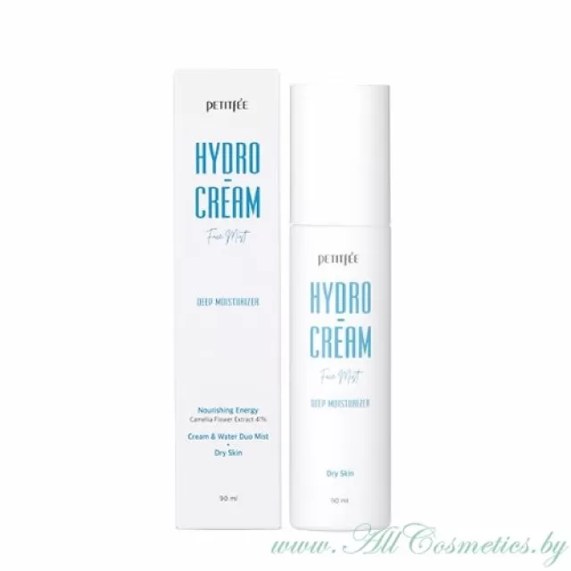 PETITFEE Мист для лица, кремовый глубокоувлажняющий | 90мл | HYDRO CREAM Face Mist