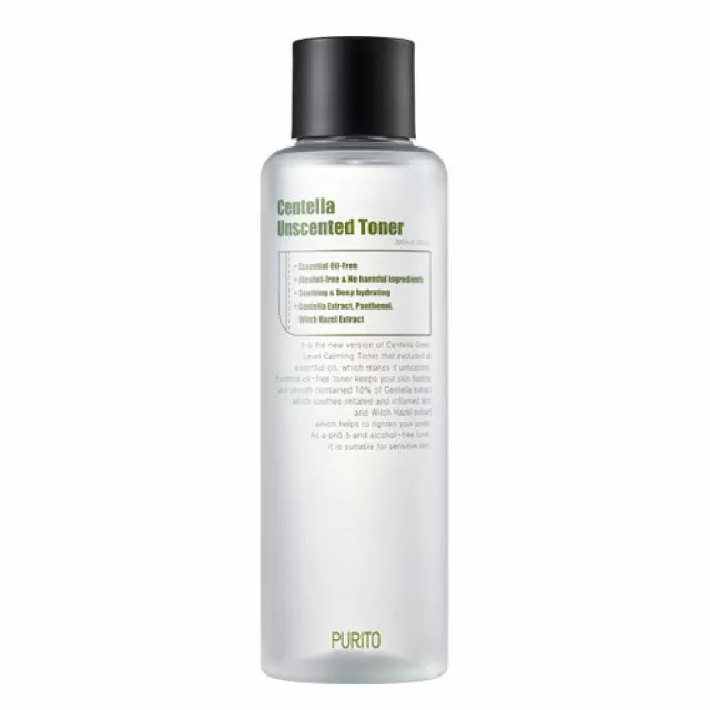 PURITO Centella Unscented Тонер успокаивающий без масел с экстрактом центеллы | 200мл | Centella Unscented Toner