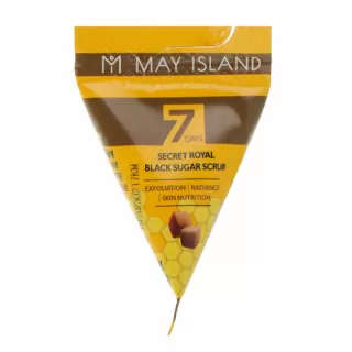 MAY ISLAND 7 Days Скраб сахарный с медовым экстрактом | 3г | 7 Days Secret Royal Black Sugar Scrub