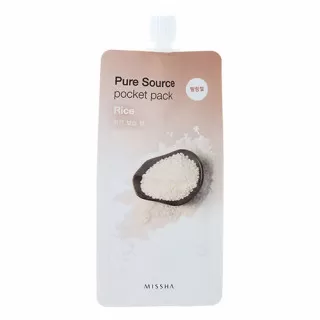 MISSHA Pure Source Пилинг-скатка с экстрактом риса | 10мл | Pure Source Pocket Pack Rice