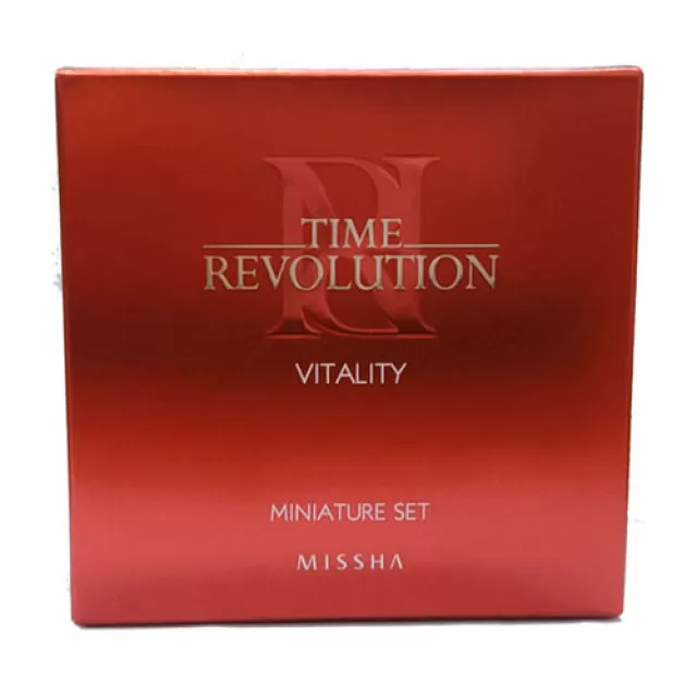 MISSHA TIME REVOLUTION Vitality Набор миниатюр антивозрастной | 15мл+15мл+7мл+5мл+10мл | TIME REVOLUTION Vitality Miniature Set