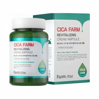 FarmStay Cica Farm Крем ампульный восстанавливающий с экстрактом центеллы | 250 мл | Cica Farm Revitalizing Cream Ampoule