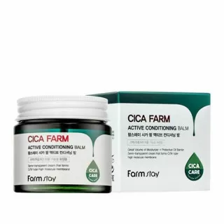 FarmStay Cica Farm Крем-бальзам с экстрактом центеллы азиатской | 80мл | Cica Farm Active Conditioning Balm