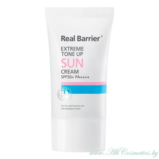 Real Barrier Extreme Солнцезащитный крем для лица, Tone Up, SPF 50+ PA++++ | 50мл | Real Barrier Extreme Tone Up Sun Cream SPF 50+ PA++++