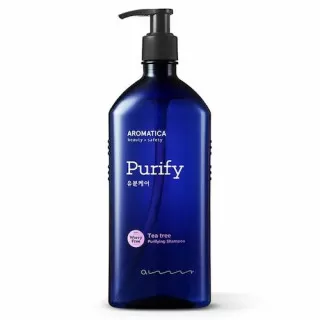 AROMATICA Purify Шампунь освежающий для жирной кожи головы с маслом чайного дерева | 400мл | Tea Tree Purifying Shampoo