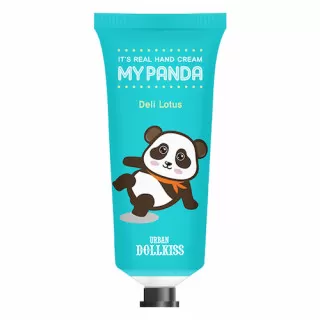 baviphat Urban Dollkiss Крем для рук с ароматом лотоса | 30г | Urban Dollkiss Its Real My Panda Hand Cream Deli Lotus
