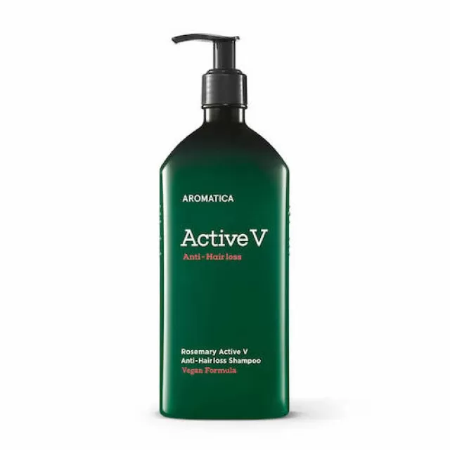 AROMATICA Rosemary  Active V Шампунь против выпадения волос с розмарином | 400мл | Rosemary Active V Anti-Hair Loss Shampoo