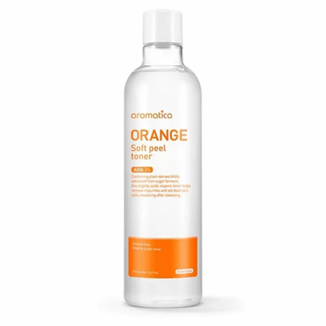 AROMATICA Тонер отшелушивающий с экстрактом апельсина | 350мл | Orange Soft Peel Toner