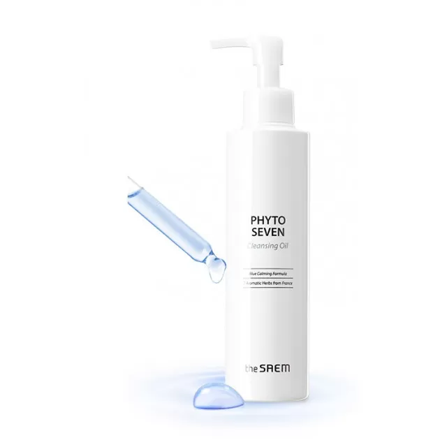 the SAEM PHYTO SEVEN Пенка гель двойного действия с фито-комплексом | 180мл | PHYTO SEVEN Oil-to-Foam Cleanser