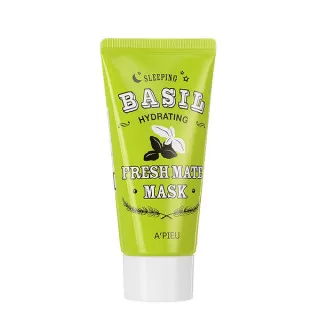 A'PIEU Fresh Mate Mask Маска ночная увлажняющая ночная маска для лица с экстрактом базилика и баобаба| 50мл | Fresh Mate Basil Hydrating Sleeping Mask