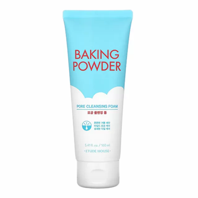 ETUDE HOUSE Baking Powder Пенка очищающая 3 в 1 с содой | 160мл | Baking Powder Pore Cleansing Foam