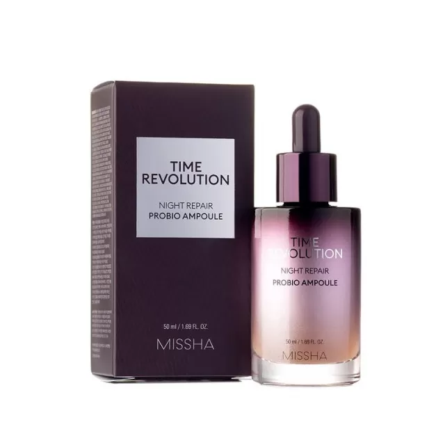 MISSHA TIME REVOLUTION Сыворотка ночная, ампульная восстанавливающая | 50мл | Time Revolution Night Repair Probio Ampoule