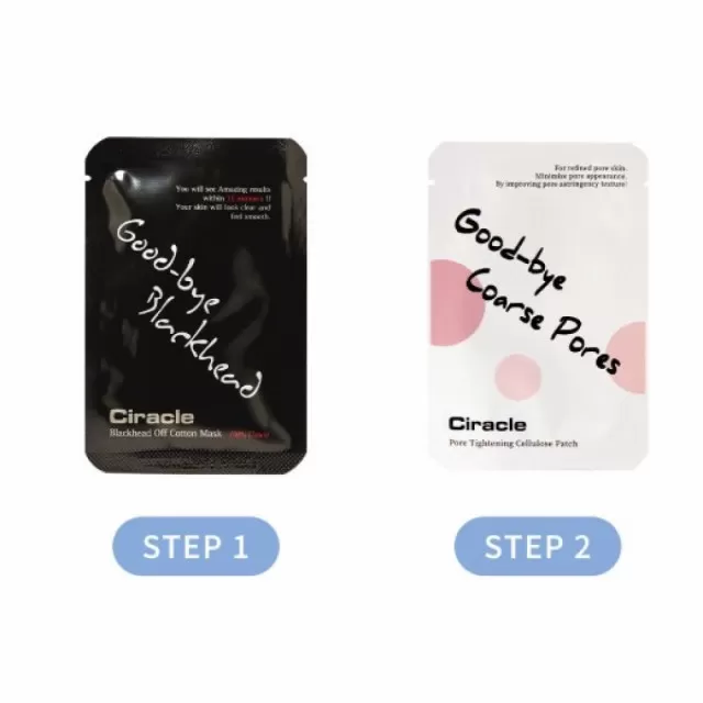 Ciracle Локальная тканевая маска для сужения пор | 3мл | Good-Bye Coarse Pores Pore Tightening Cellulose Patch