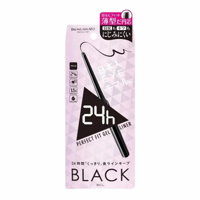 BCL Browlash Карандаш для глаз гелевый водостойкий, черный | 5г | Japan Browlash Neo Perfect Fit Gel Eyeliner Pencil 24h Black