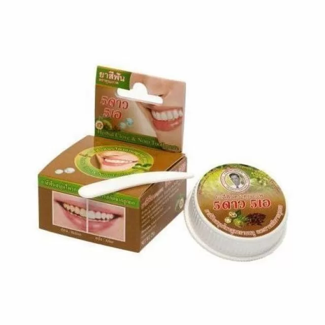 5 Star Cosmetic Зубная паста круглая, нони | 25г | Herbal Clove and Noni Toothpaste