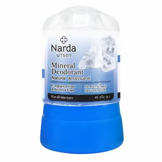 Narda Дезодорант кристаллический (квасцы), Натуральный | 45г | Mineral Deodorant Natural