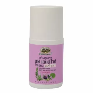 Abhaibhubejhr Дезодорант шариковый травяной с экстрактами мангустина и гуавы для женщин | 50мл | Deodorant Natural Herb Roll on for Women
