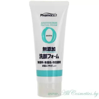 KUMANO Pharmaact Zero Средство для умывания, для чуствительной кожи | 130г | Pharmaact Mutenka Zero Additive Free Facial Foam