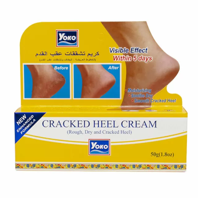 YOKO Крем для ног восстанавливающий, от трещин и мозолей | 50г | Cracked Heel Cream