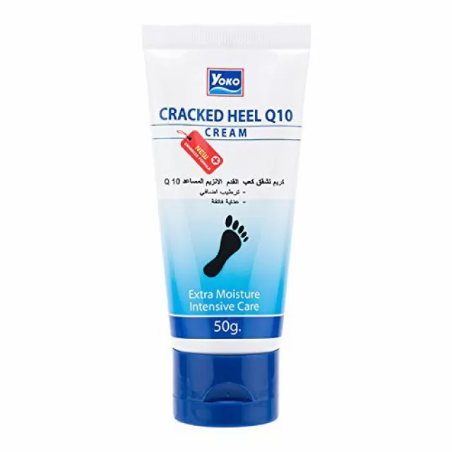 YOKO Крем для ног восстанавливающий с Q10, от трещин и мозолей | 50g | Cracked Heel Q10 Cream