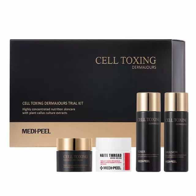 MEDI-PEEL Cell Toxing Набор миниатюр с лифтинг эффектом | 30мл*2+10мл*2 | Cell Toxing Dermajours Trial Kit