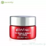 Secret Key SYN-AKE Крем для кожи вокруг глаз, антивозрастной, отбеливающий, с пептидом | 15г | SYN-AKE Anti Wrinkle and Whitening Eye Cream