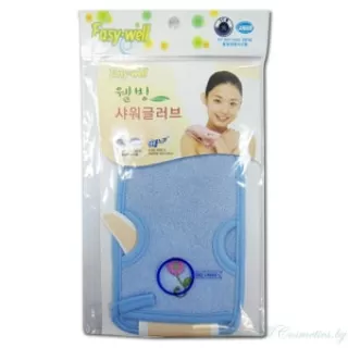 LA MISO Мочалка - перчатка массажная, для лица и тела, мягкая (SOF-02) | LA MISO Shower Massage Glove, Soft Type (SOF-02)