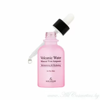 the SKIN HOUSE Volcanic Water Ампульная сыворотка с минеральной вулканической водой, интенсивно увлажняющая и успокаивающая | 30мл | Volcanic Water Mineral First Ampoule