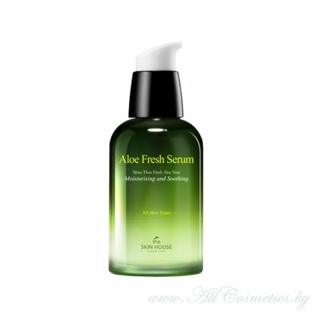 the SKIN HOUSE Aloe Fresh Сыворотка быстрого действия, увлажняющая и успокаивающая, с экстрактом Алоэ | 50мл | Aloe Fresh Serum