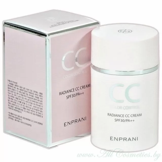 ENPRANI СС крем многофункциональный, Эффект сияния, SPF30 PA++ | 50мл | Color Control Radiance CC Cream, SPF30 PA++