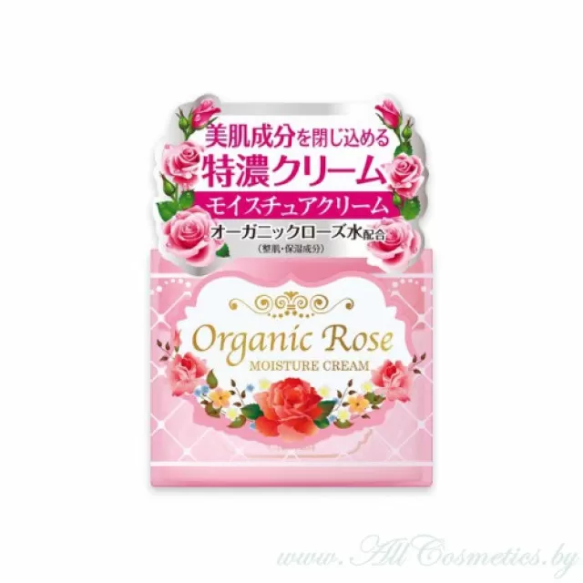 MEISHOKU Organic Rose Крем увлажняющий, с экстрактом дамасской розы | 50г | Organic Rose Moisture Cream