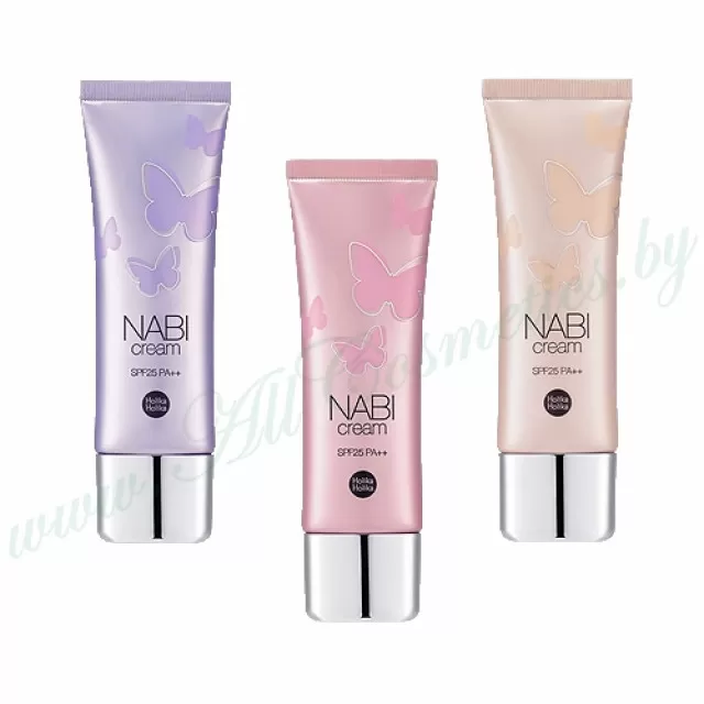 Holika Holika NABI Крем улучшающий тон кожи лица, Shiny - Natural Beige, SPF25 PA++ | 50г | NABI Cream, Shiny - Natural Beige, SPF25 PA++