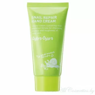 Shara Shara Крем восстанавливающий, для рук, с фильтратом секреции улитки | 80мл | Snail Repair Hand Cream