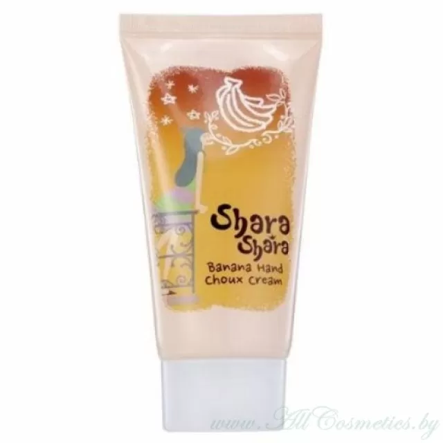 Shara Shara Крем для рук, питательный, с экстрактом Банана | 80мл | Banana Hand Choux Cream