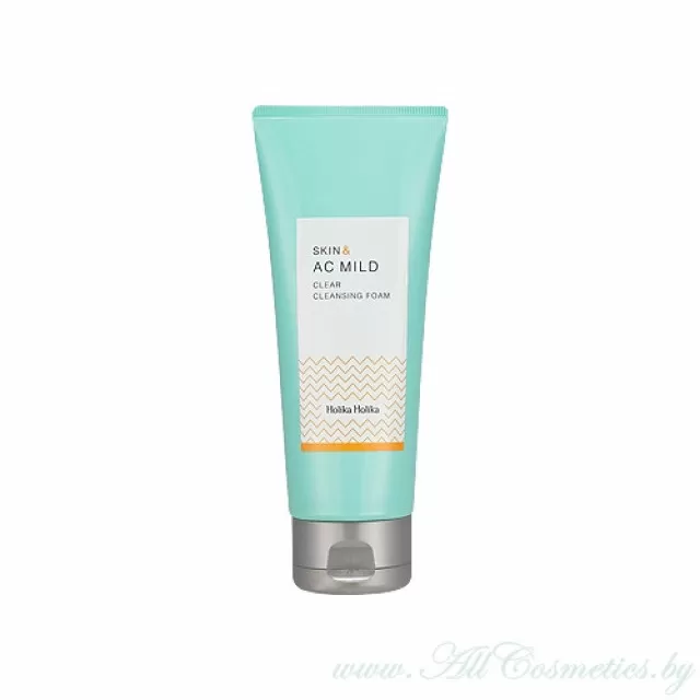 Holika Holika SKIN and AC MILD Пенка очищающая, для проблемной кожи | 150мл | SKIN and AC MILD Clear Cleansing Foam