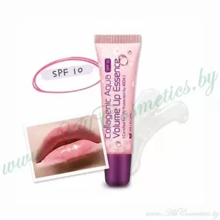 MIZON Эссенция для губ, с коллагеном, SPF10 | 10мл | Collagenic Aqua Volume Lip Essence, SPF10
