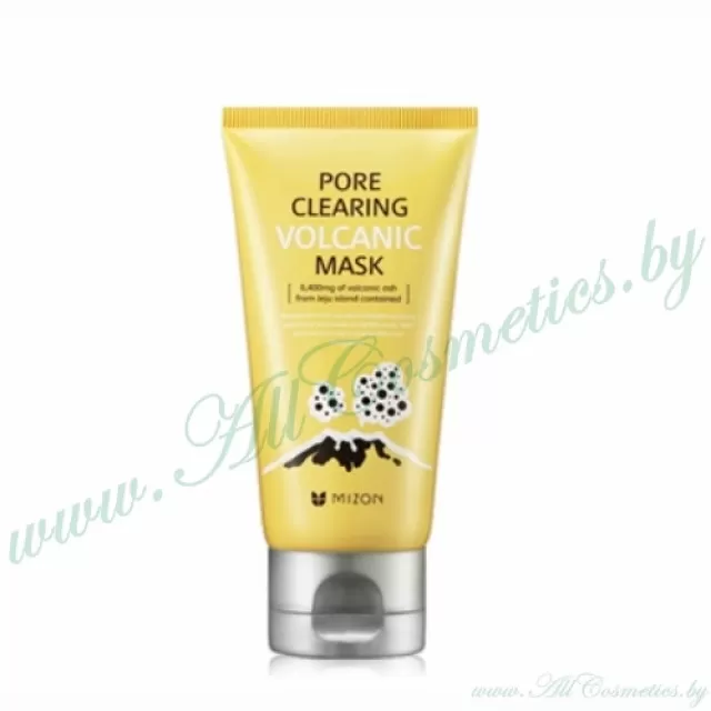 MIZON Pore Clearing Маска для очистки пор, с вулканическим пеплом | 80г | Pore Clearing Volcanic Mask