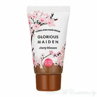 Holika Holika Floral Крем питательный для рук, GLORIOUS MAIDEN (Cherry Blossom) - Цветущая Вишня | 30мл | Floral Shea Hand Cream