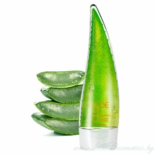 Holika Holika ALOE Пенка очищающая, для лица, с экстрактом Алоэ | 150мл | ALOE Facial Cleansing Foam