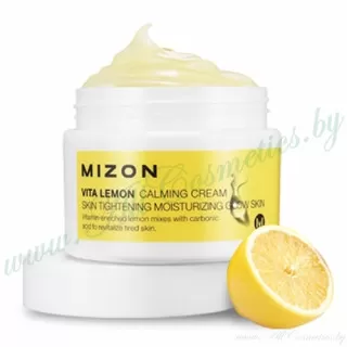 MIZON VITA LEMON Крем с Лимоном, успокаивающий, для восстановления кожи лица | 50мл | VITA LEMON Calming Cream