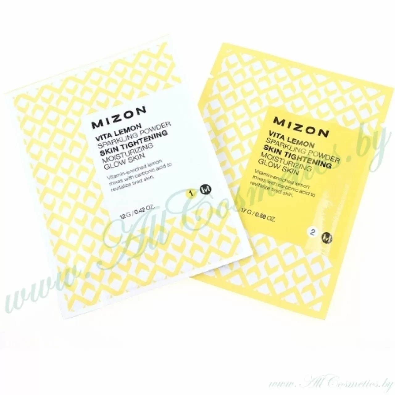 MIZON VITA LEMON Пудра-маска с Лимоном, для умывания и детоксикации |  1*(1*12г+1*17г) | VITA LEMON Sparkling Powder