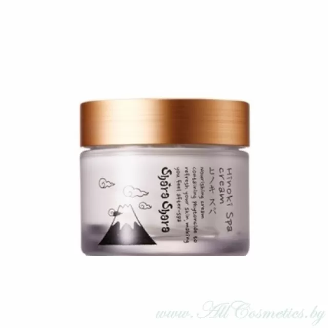 Shara Shara HINOKI SPA Крем для кожи лица, питательный, с фитонцидами | 50мл | HINOKI SPA Cream